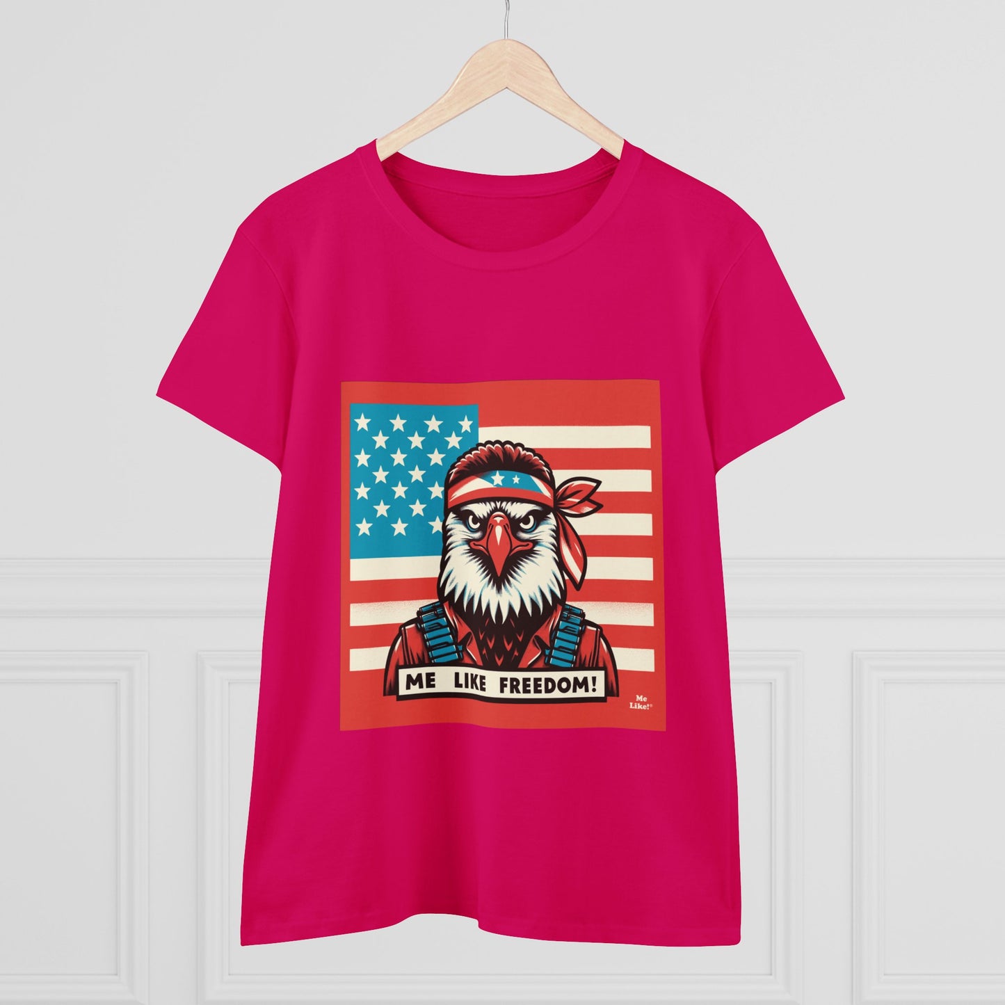 Me Like Freedom! - Women's Heavy Cotton Tee - (Freedom #3)