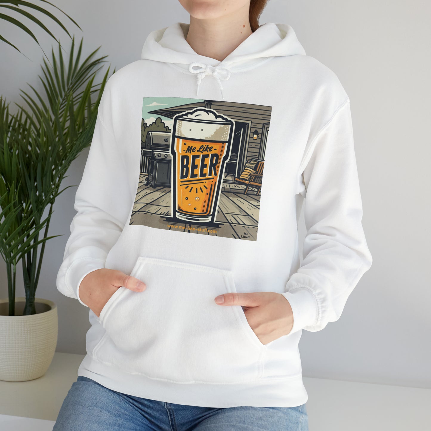 Unisex Heavy Blend™ Hooded Sweatshirt - Me Like Beer! (#3)