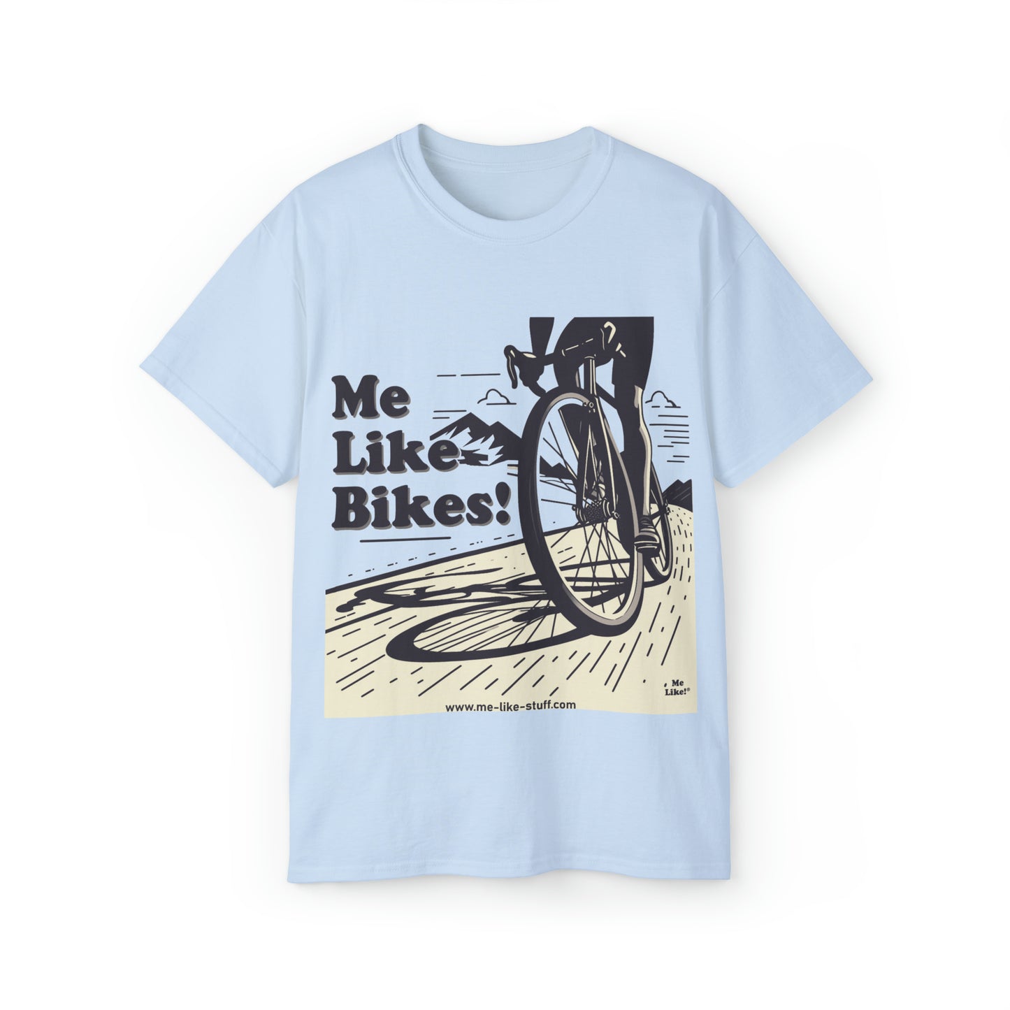 Unisex Ultra Cotton Tee - Me Like Bikes! (RB #2)