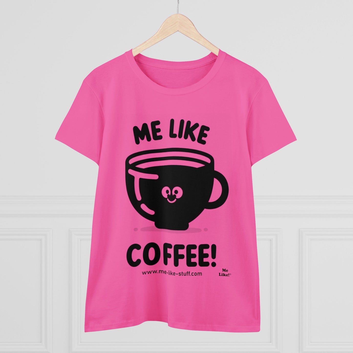 Women's Heavy Cotton Tee - Me Like Coffee! (#1)