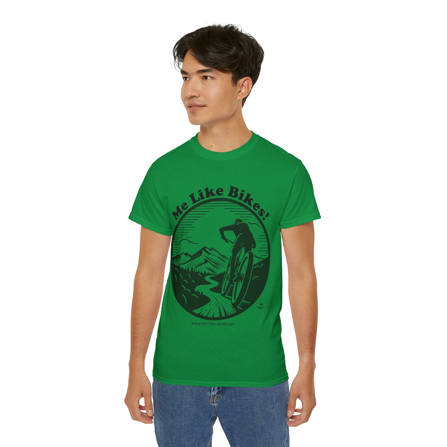 Unisex Ultra Cotton Tee - Me Like Bikes! (MB #1)