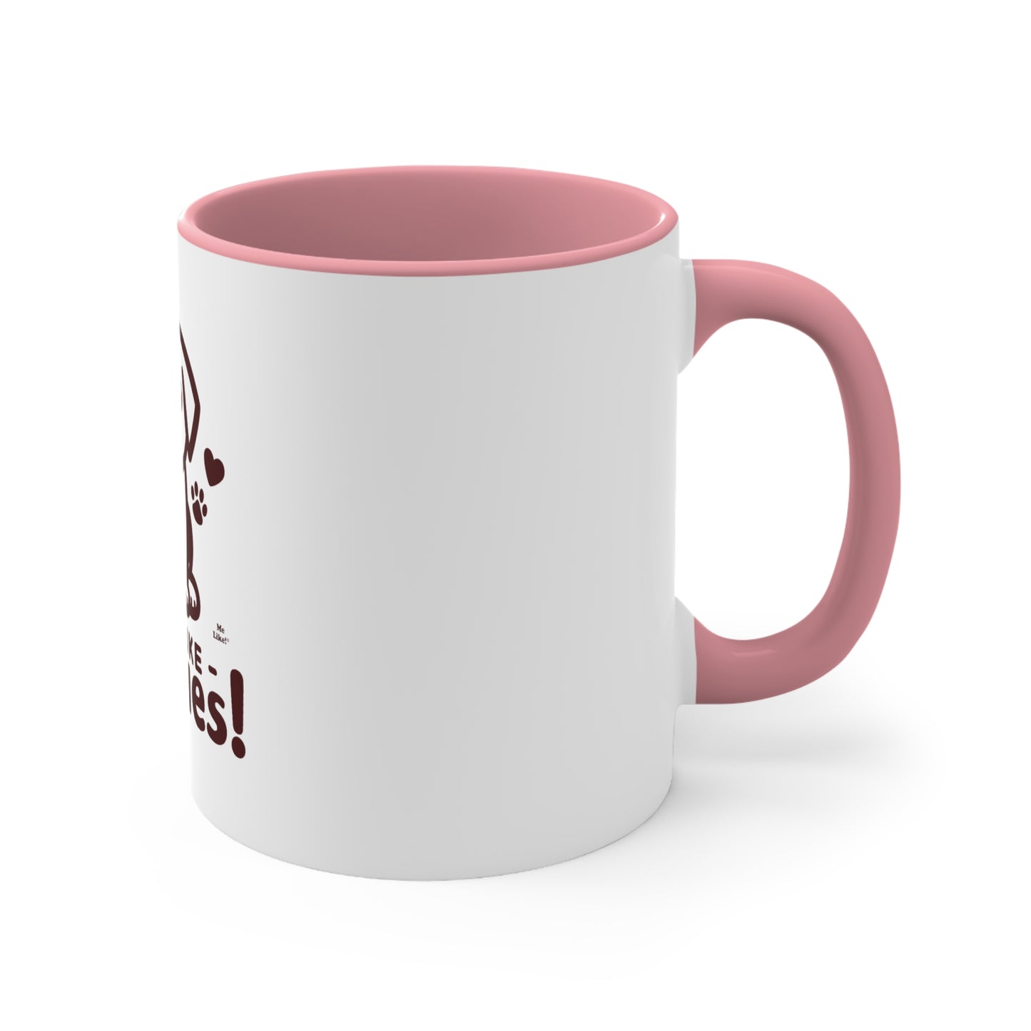 Me Like Puppies! - Accent Coffee Mug, 11oz -  (#1)