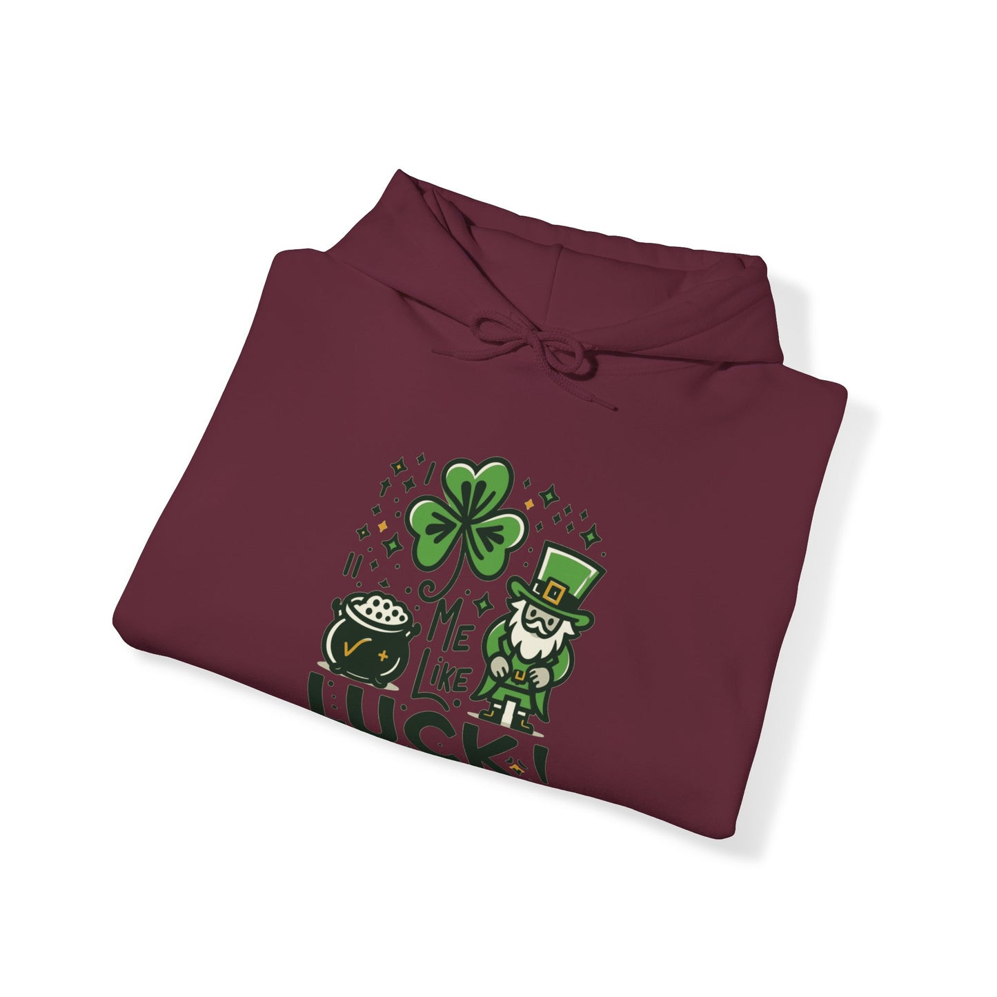 Me Like Luck! - Unisex Heavy Blend™ Hooded Sweatshirt - (St. Patrick's Day #4)