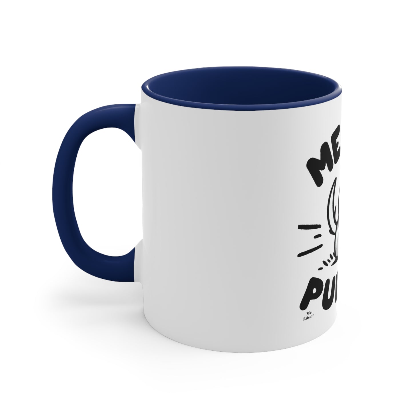 Me Like Puppies! - Accent Coffee Mug, 11oz -  (#2)