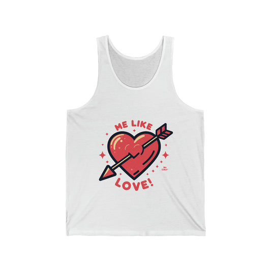 Me Like Love! - Unisex Jersey Tank - (Love #1)