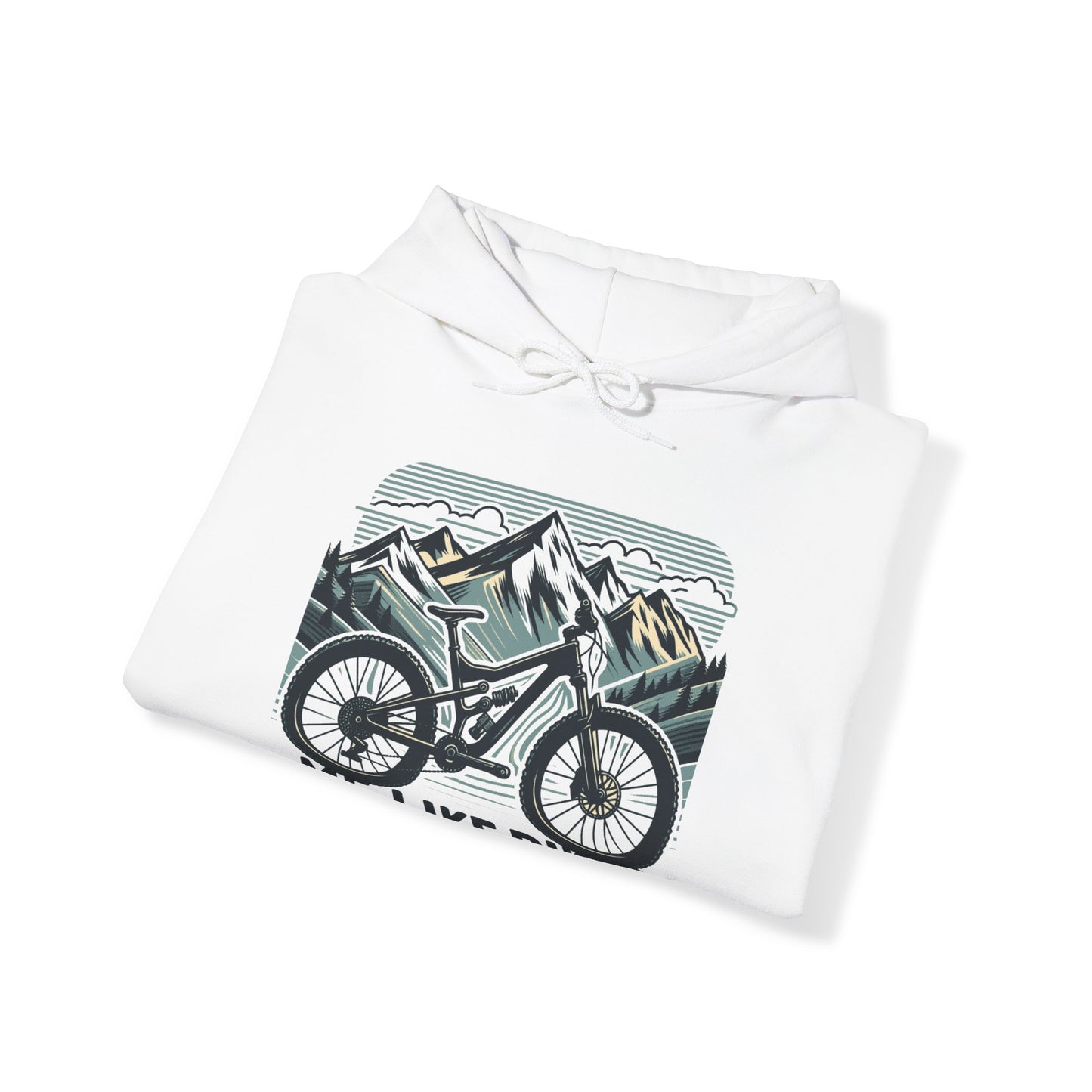 Me Like Bikes! - Unisex Heavy Blend™ Hooded Sweatshirt - (Mountain Bike #5)