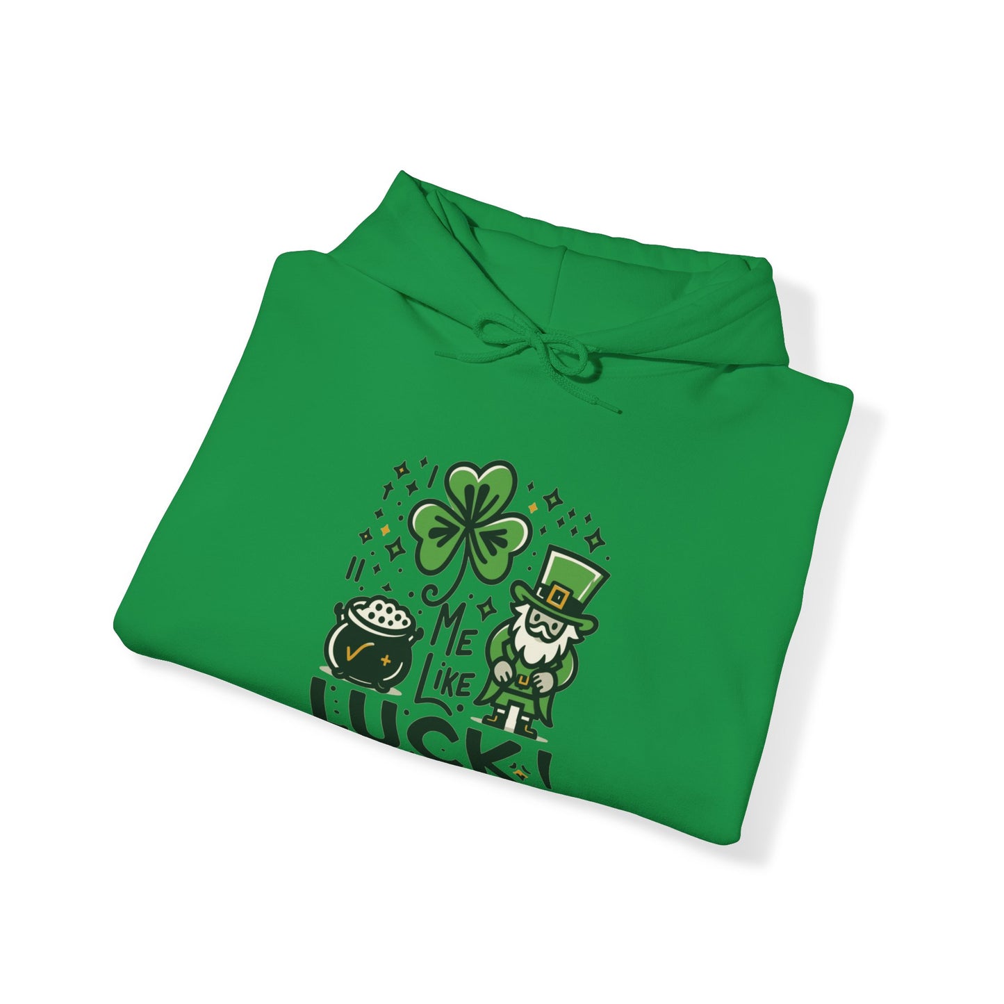 Me Like Luck! - Unisex Heavy Blend™ Hooded Sweatshirt - (St. Patrick's Day #4)