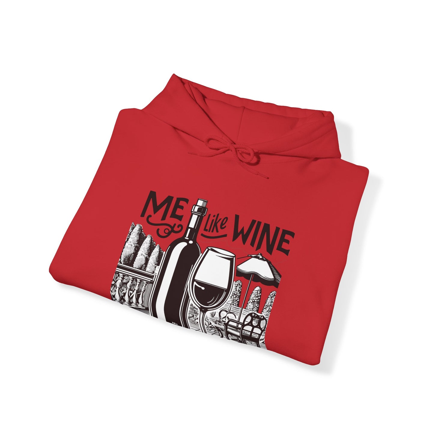 Unisex Heavy Blend™ Hooded Sweatshirt - Me Like Wine! (#3)