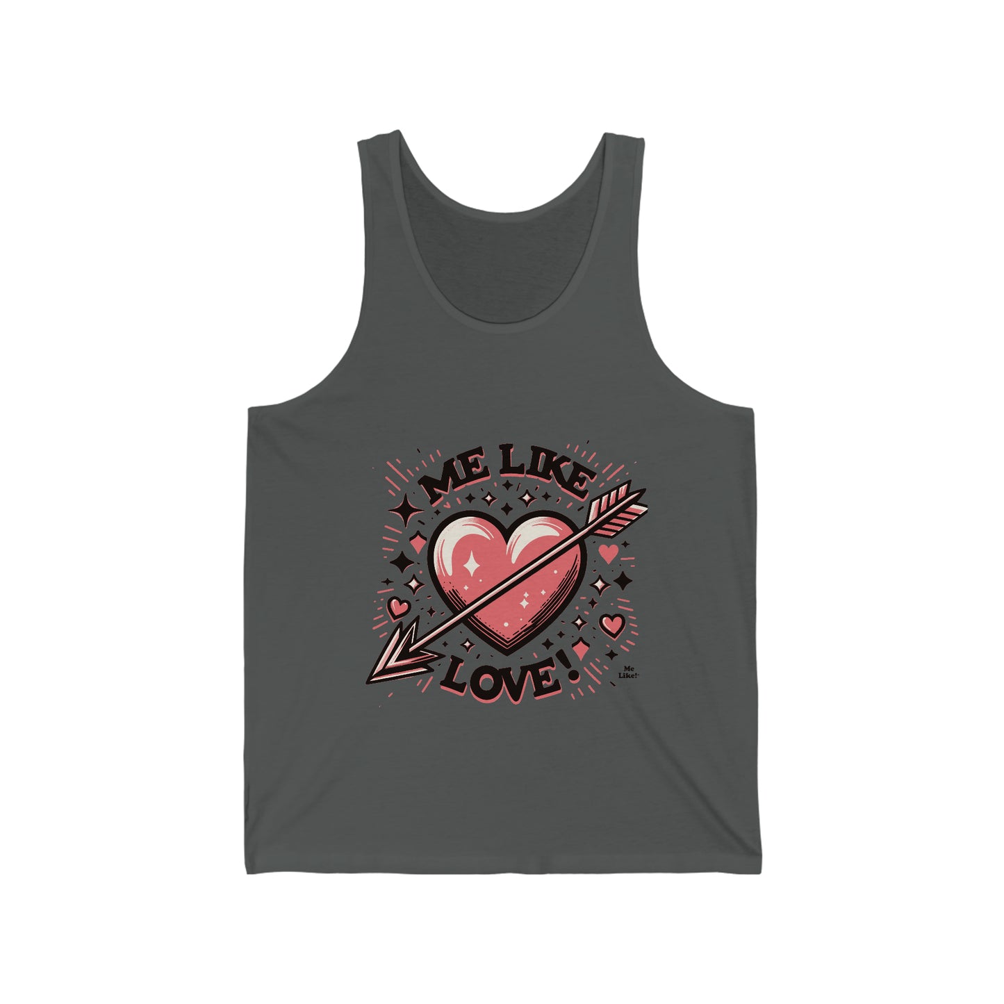Me Like Love! - Unisex Jersey Tank - (Love #2)