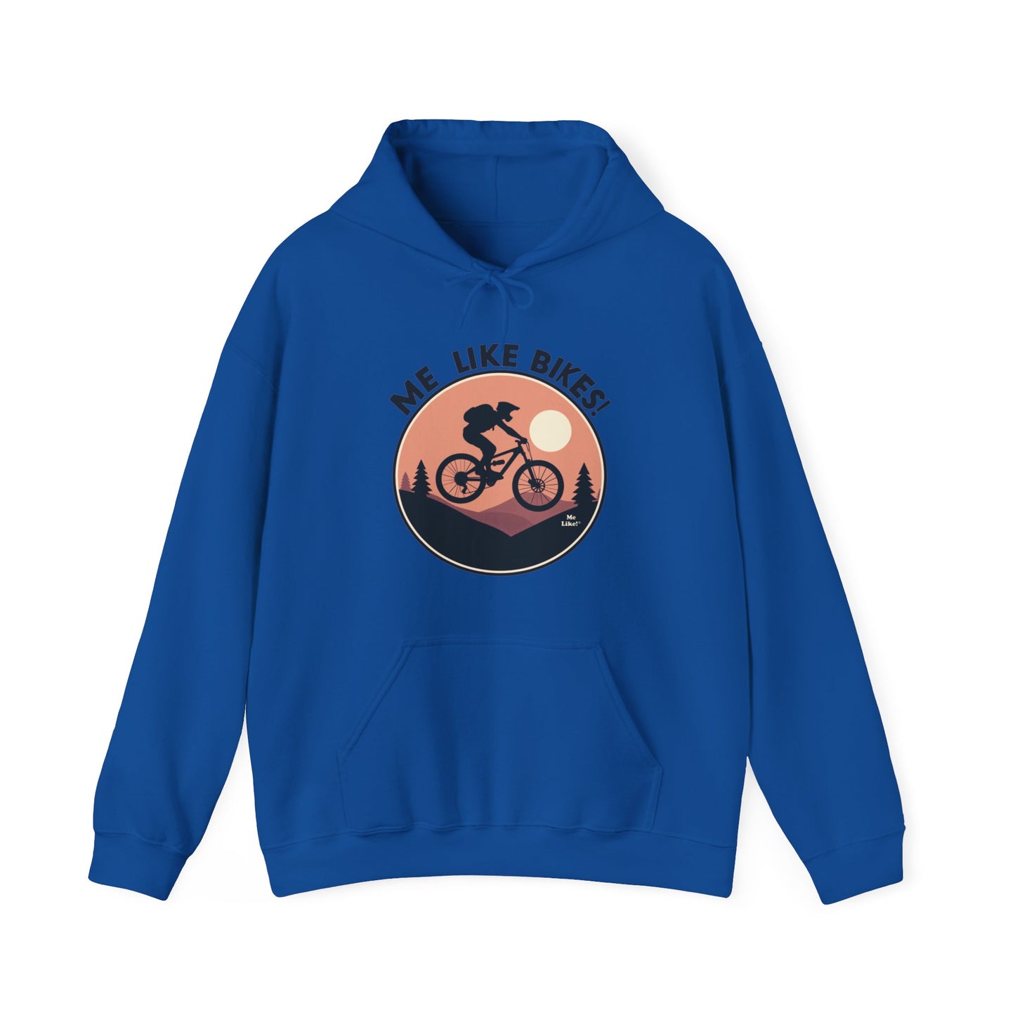 Me Like Bikes! - Unisex Heavy Blend™ Hooded Sweatshirt - (Mountain Bike #3)