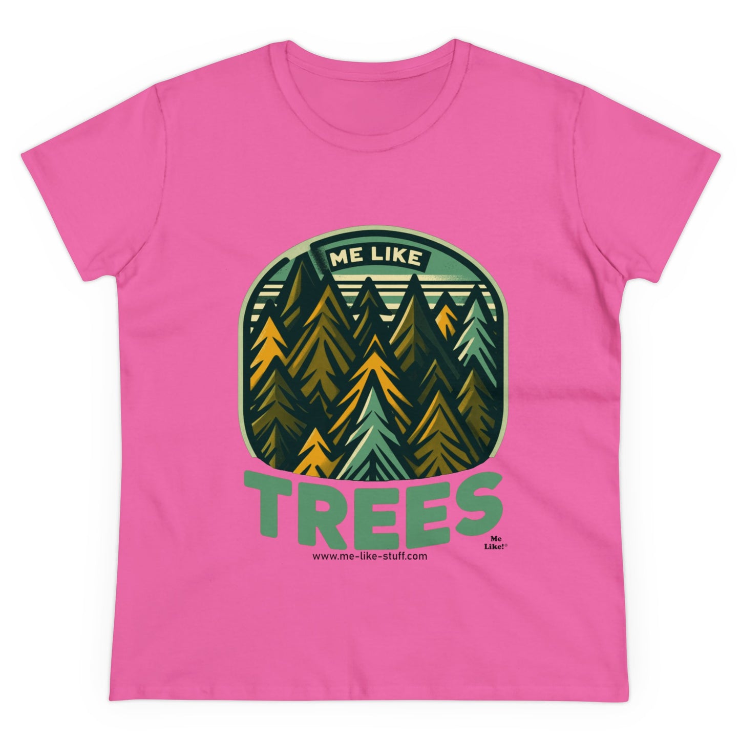 Women's Heavy Cotton Tee - Me Like Trees! (#4)