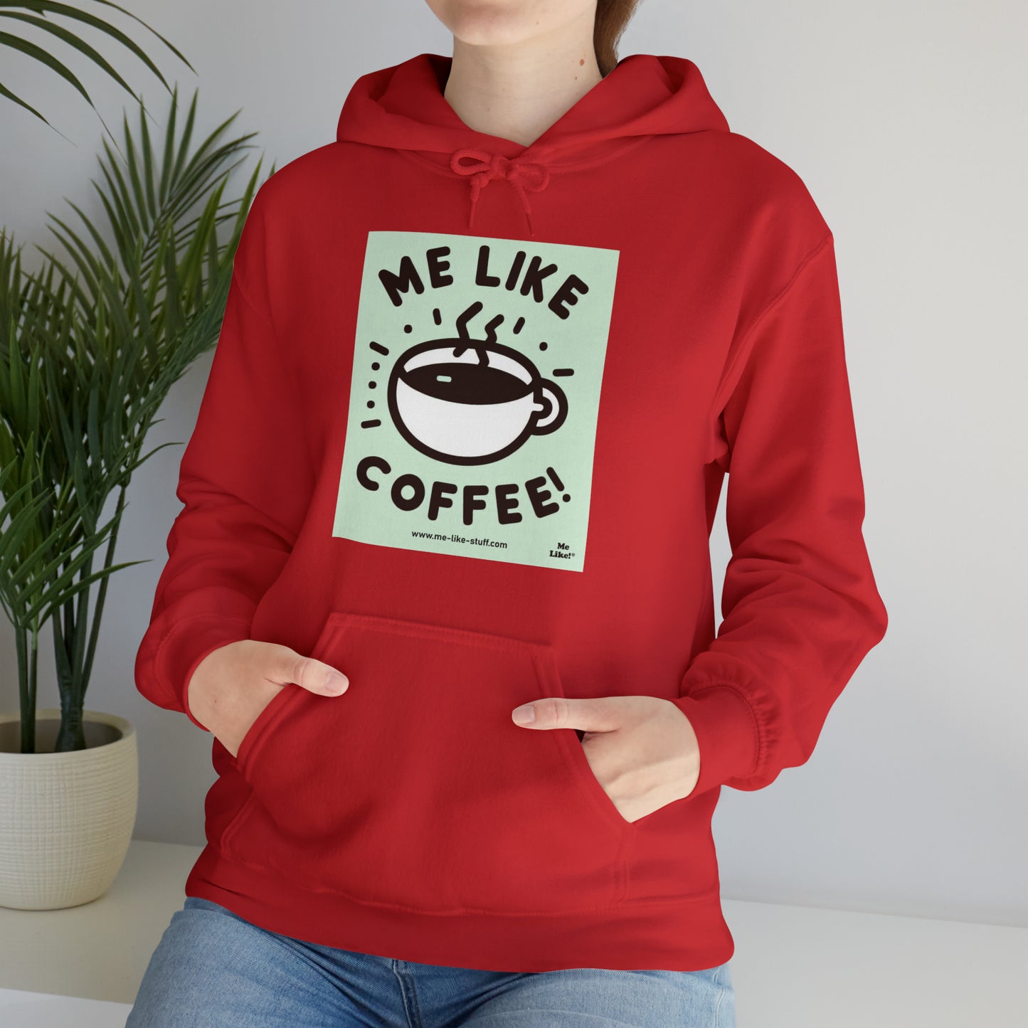 Unisex Heavy Blend™ Hooded Sweatshirt - Me Like Coffee! (#2)