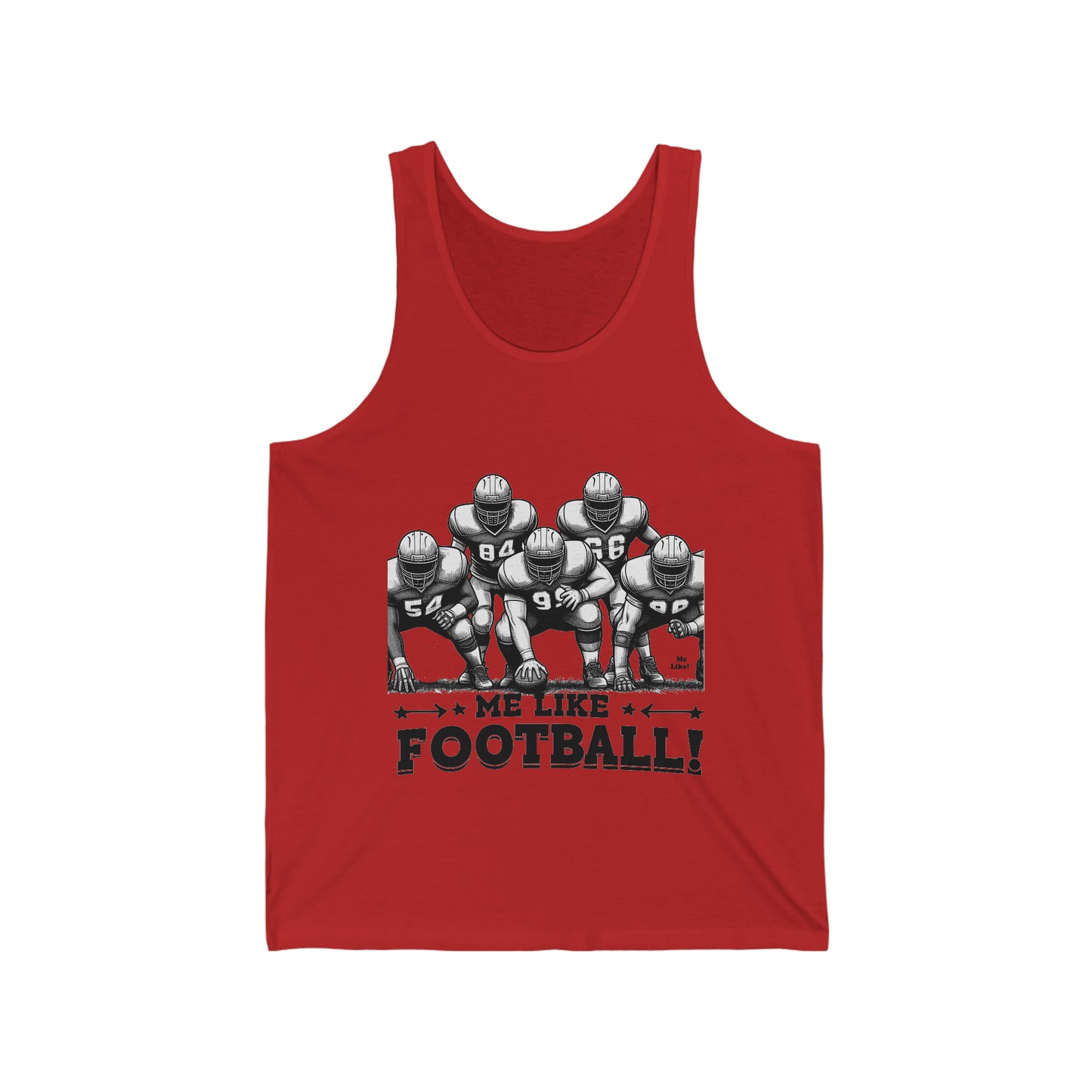 Me Like Football! - Unisex Jersey Tank - (Football #2)