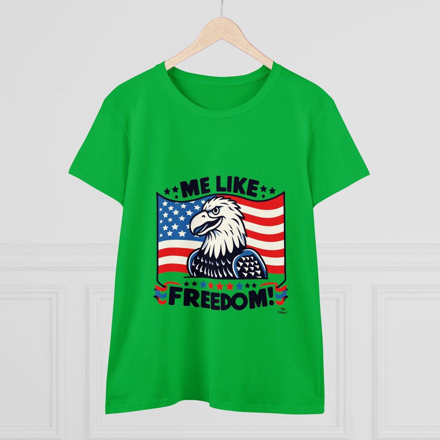 Me Like Freedom! - Women's Heavy Cotton Tee - (Freedom #4)