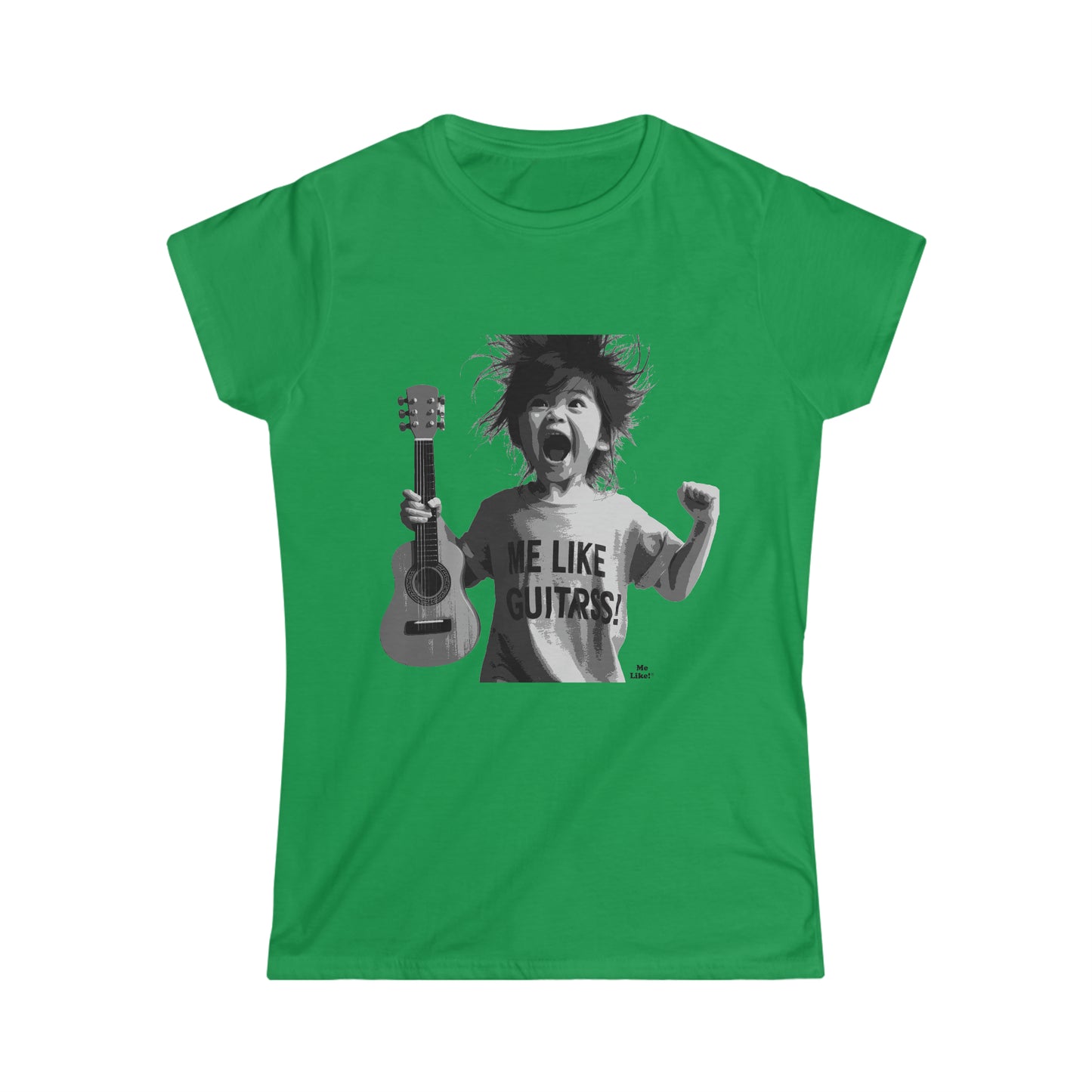 Me Like Guitars! - Women's Softstyle Tee - Punk #1