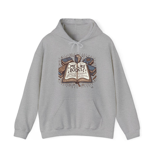 Me Like Books! - Unisex Heavy Blend™ Hooded Sweatshirt - (Books #1)