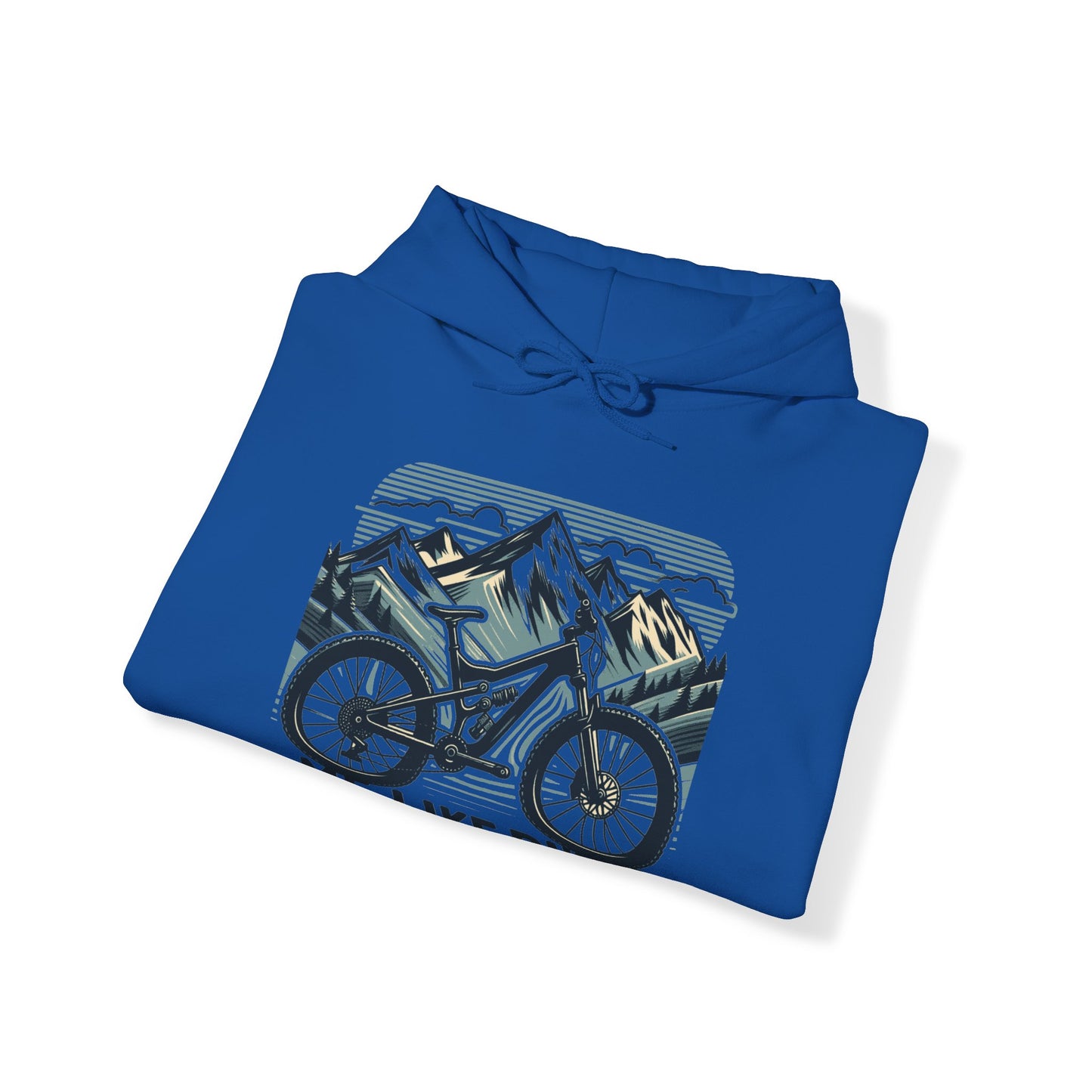 Me Like Bikes! - Unisex Heavy Blend™ Hooded Sweatshirt - (Mountain Bike #5)