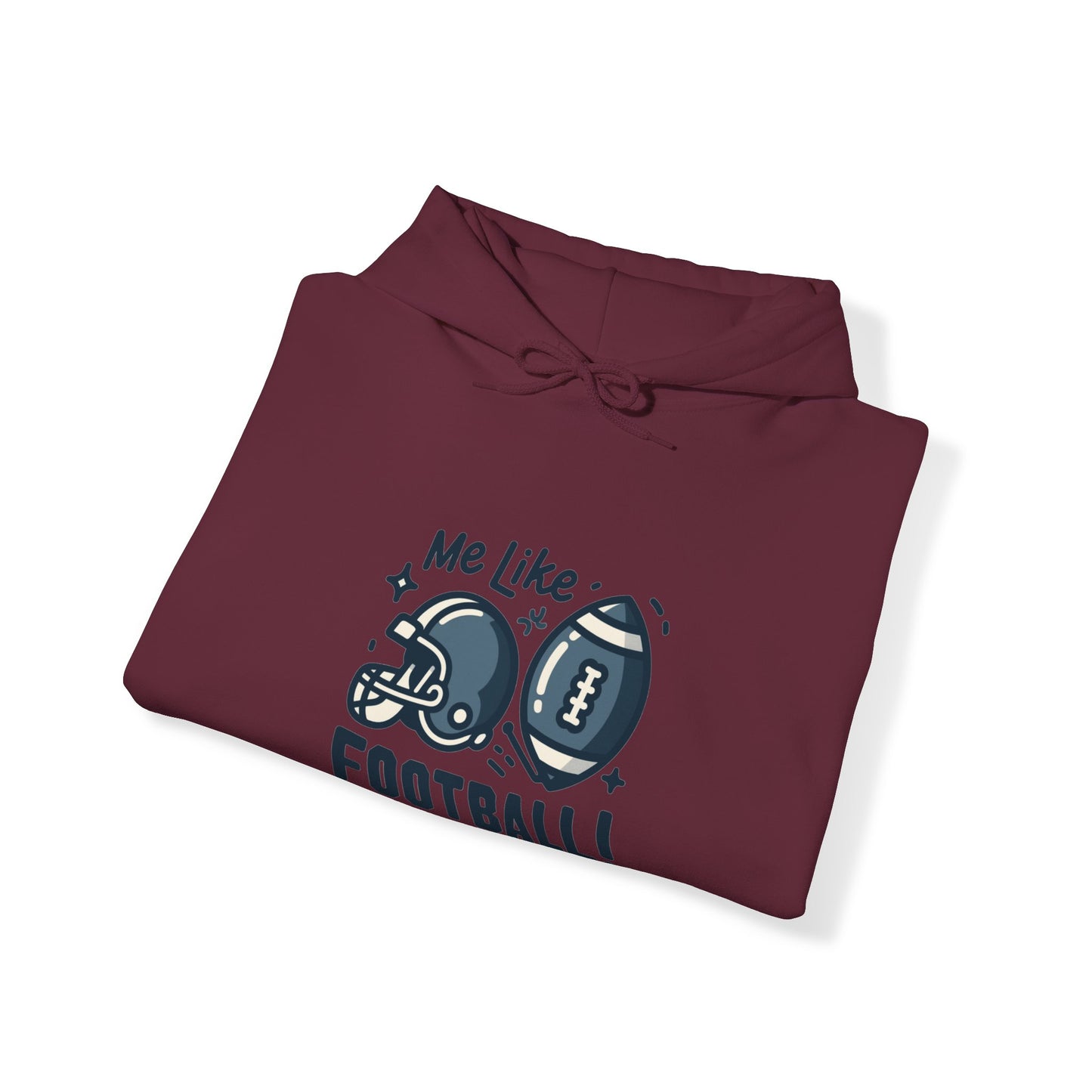 Me Like Football! - Unisex Heavy Blend™ Hooded Sweatshirt - (Football #3)