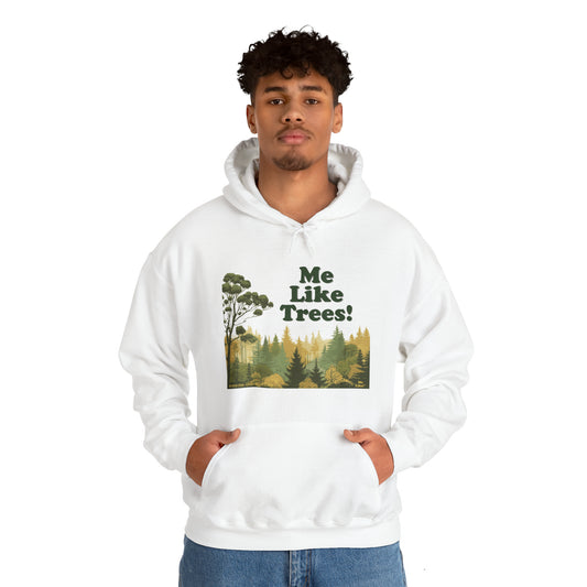 Unisex Heavy Blend™ Hooded Sweatshirt - Me Like Trees! (#1)