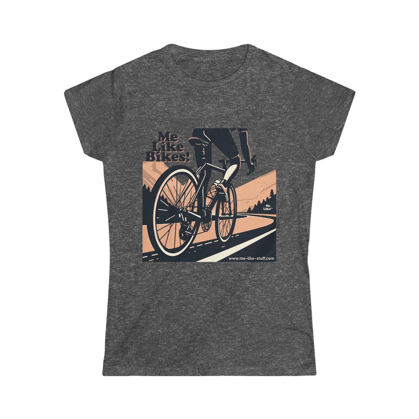 Women's Softstyle Tee - Me Like Bikes! (RB #1)