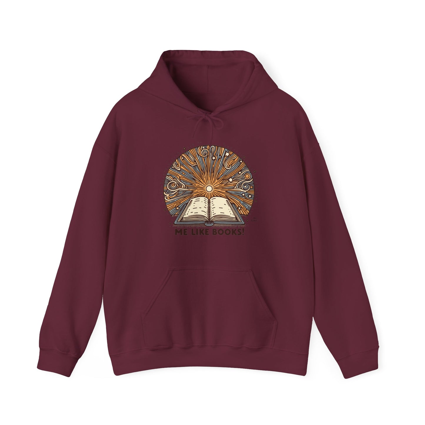 Me Like Books! - Unisex Heavy Blend™ Hooded Sweatshirt - (Books #2)