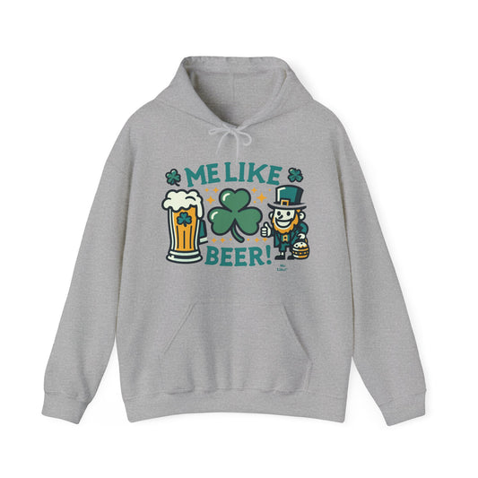 Me Like Beer! - Unisex Heavy Blend™ Hooded Sweatshirt - (St. Patrick's Day #1)