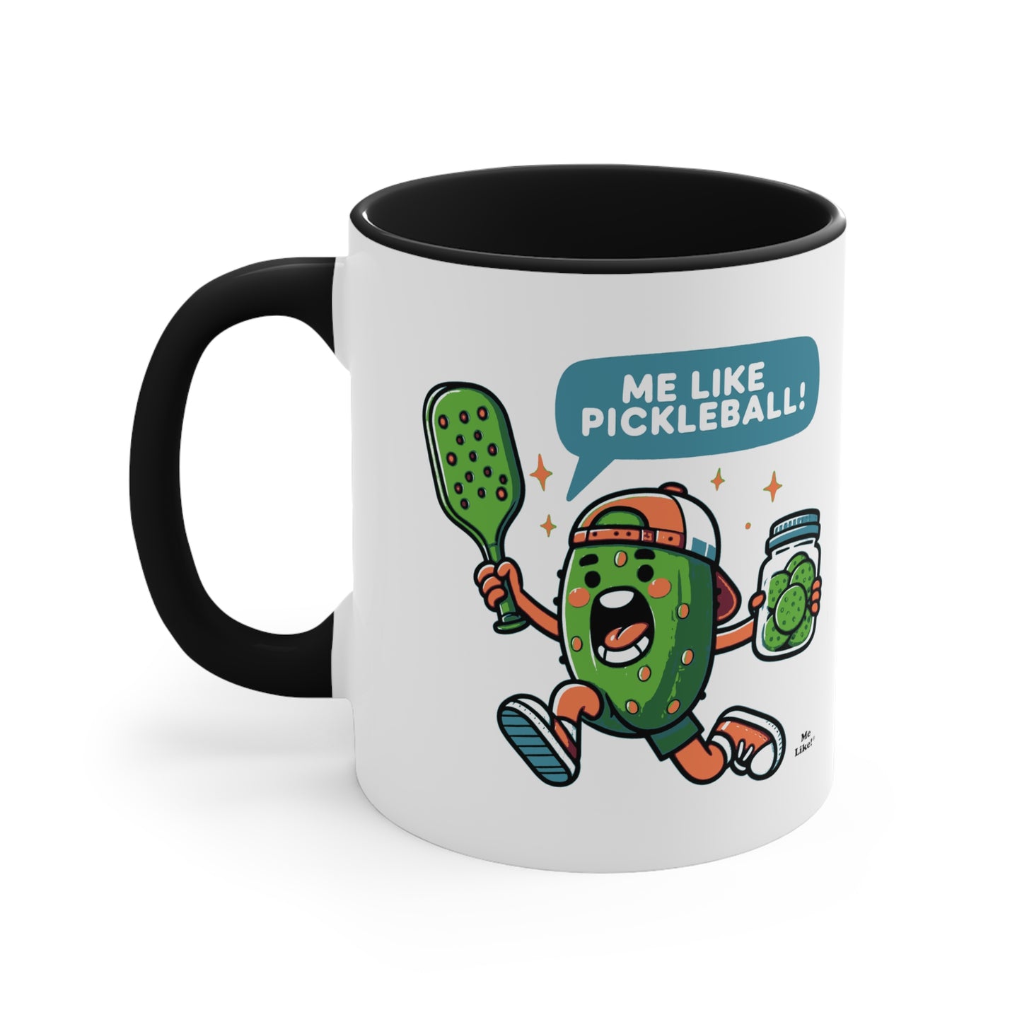 Me Like Pickleball! - Accent Coffee Mug, 11oz - (Pickleball #2)