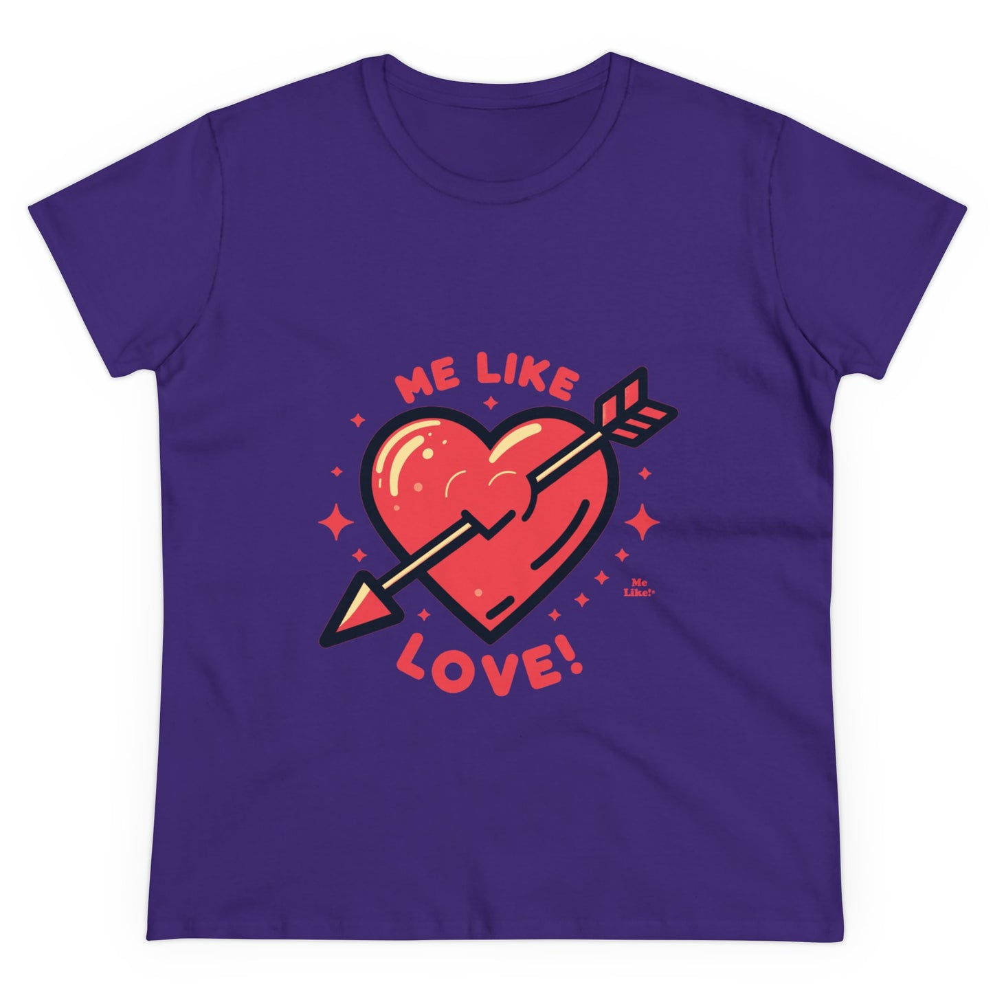 Me Like Love! - Women's Heavy Cotton Tee - (Love #1)