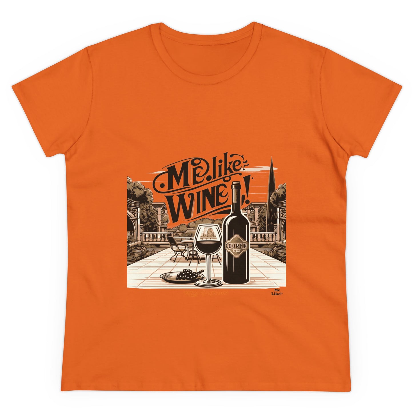 Women's Heavy Cotton Tee - Me Like Wine! (#4)