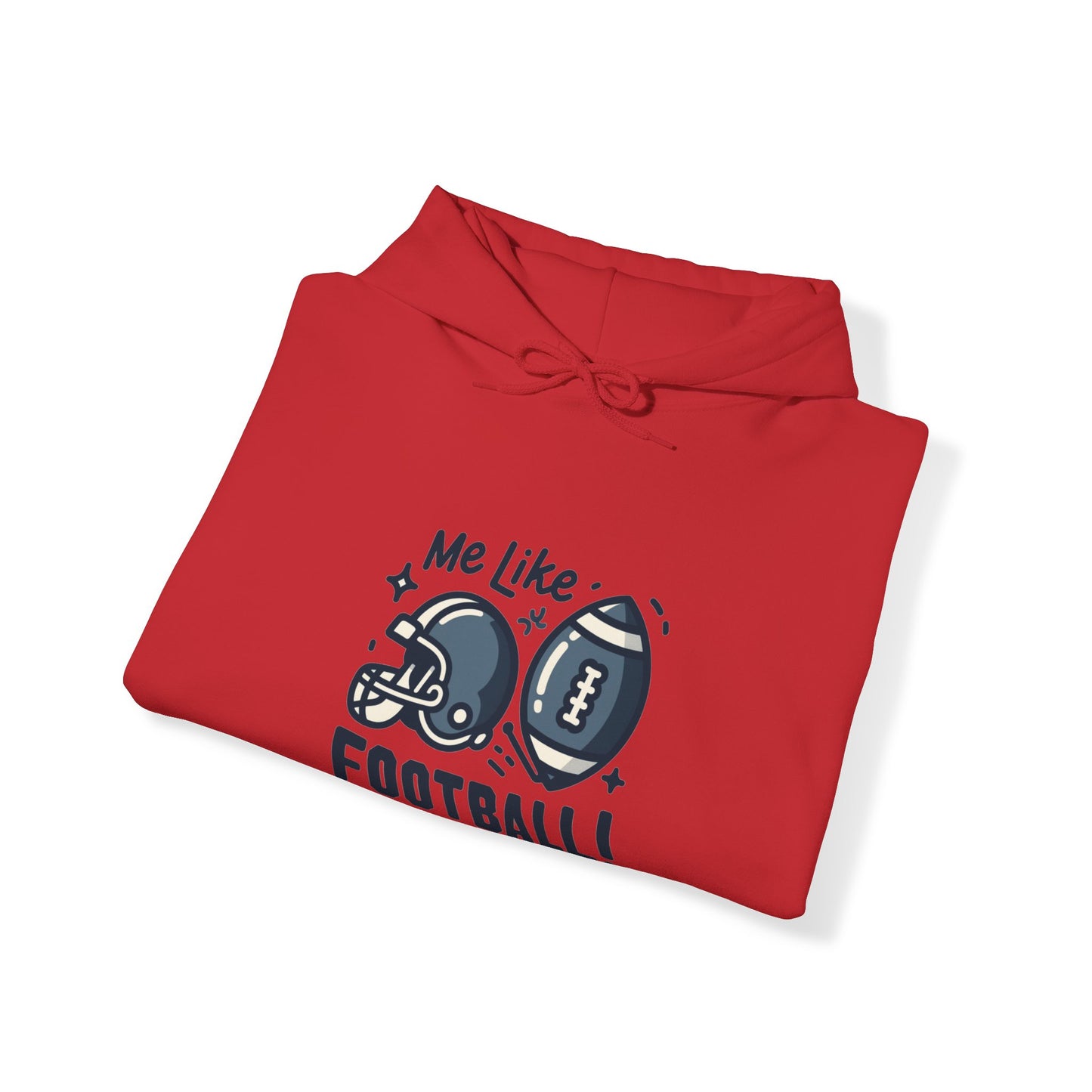 Me Like Football! - Unisex Heavy Blend™ Hooded Sweatshirt - (Football #3)