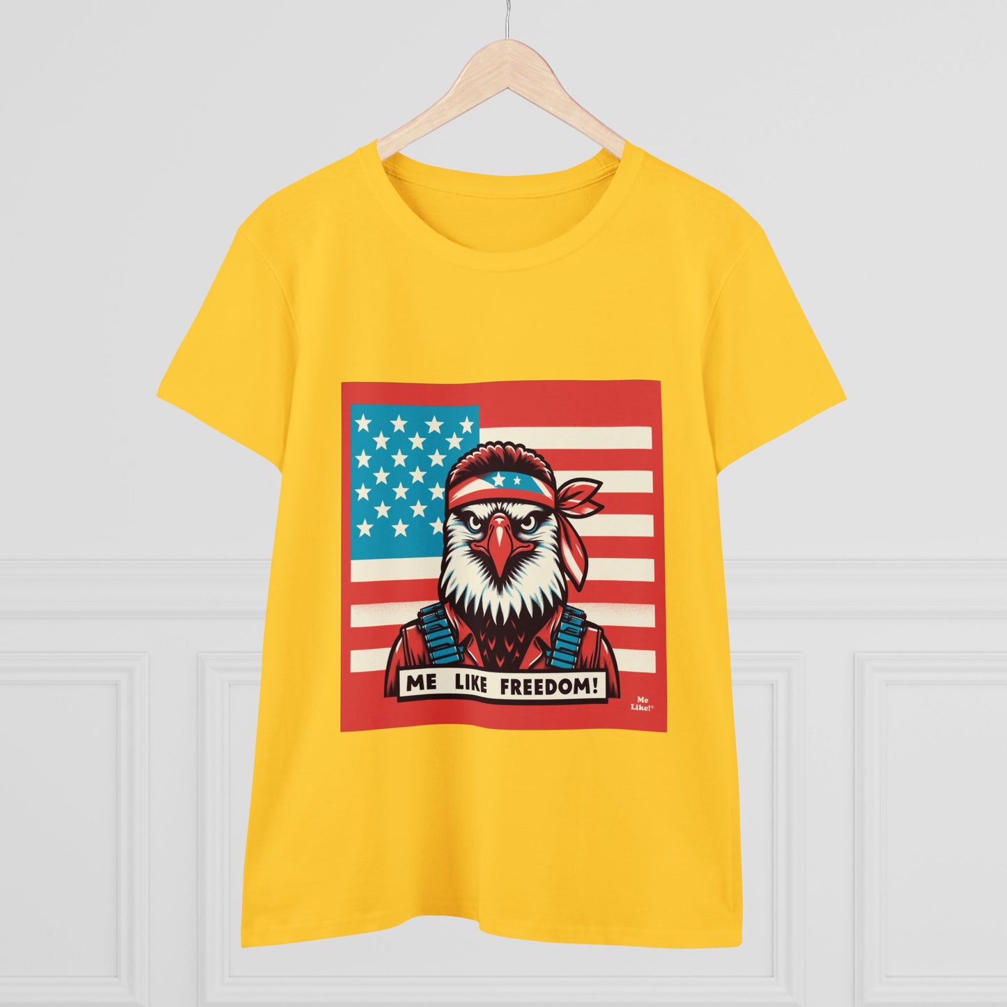 Me Like Freedom! - Women's Heavy Cotton Tee - (Freedom #3)