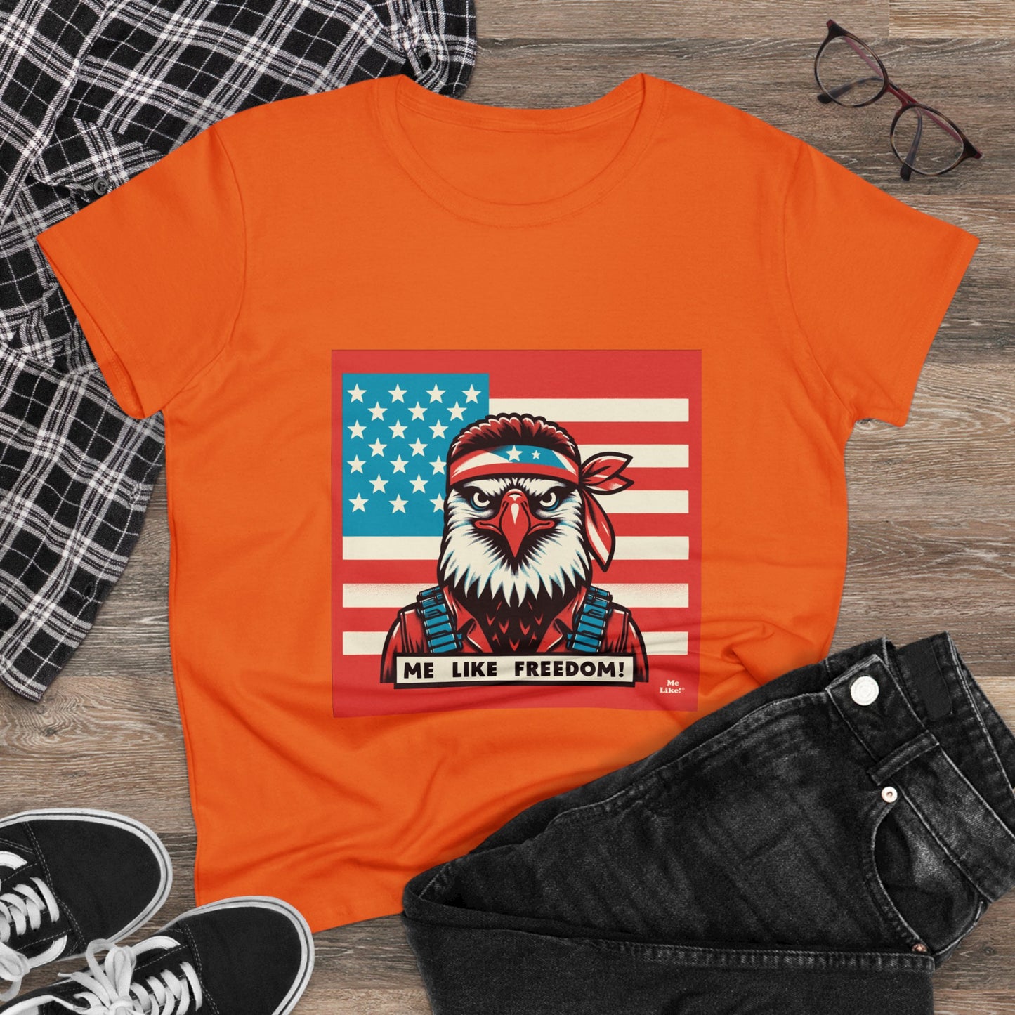 Me Like Freedom! - Women's Heavy Cotton Tee - (Freedom #3)