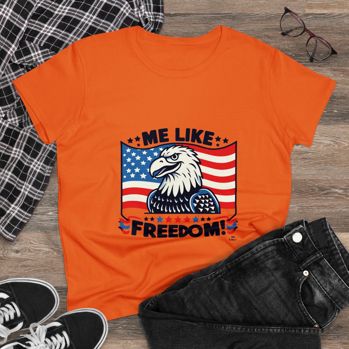 Me Like Freedom! - Women's Heavy Cotton Tee - (Freedom #4)