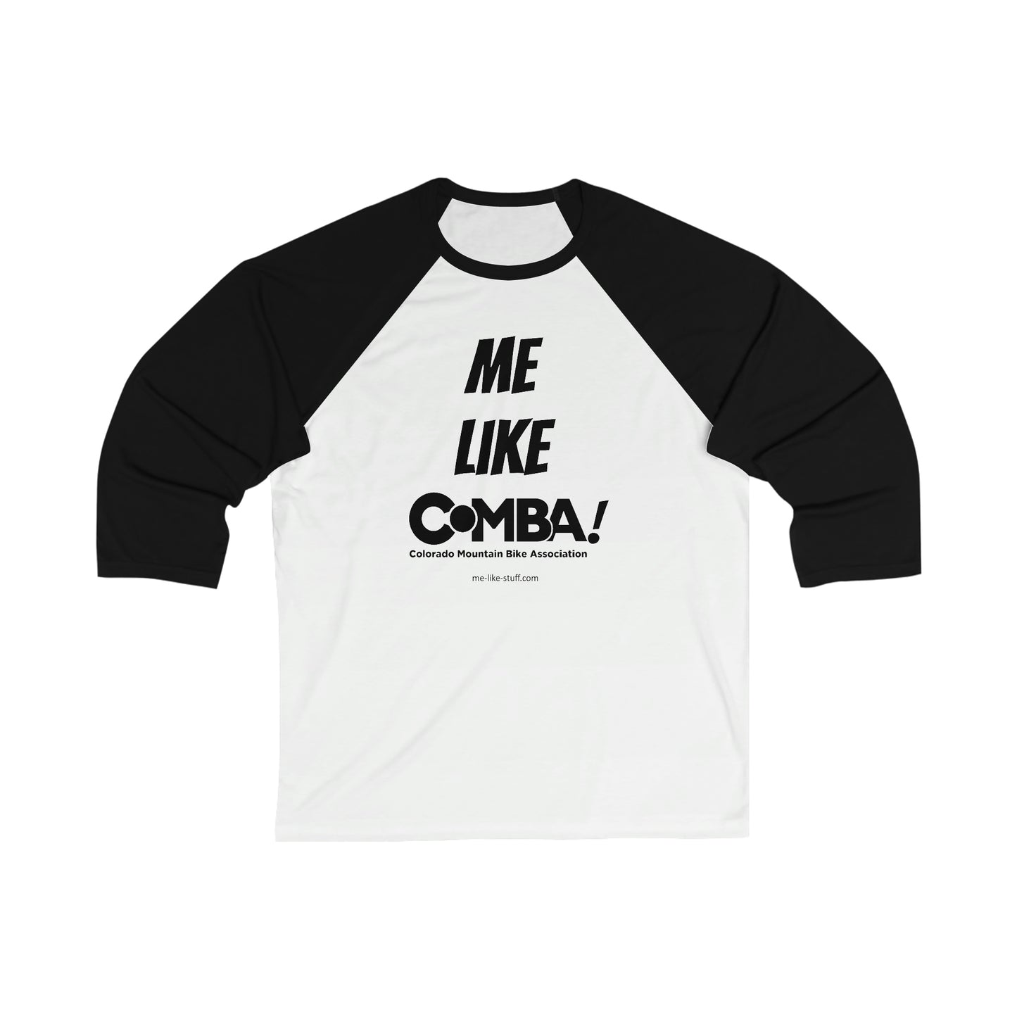 Unisex 3\4 Sleeve Baseball Tee - Me Like COMBA!