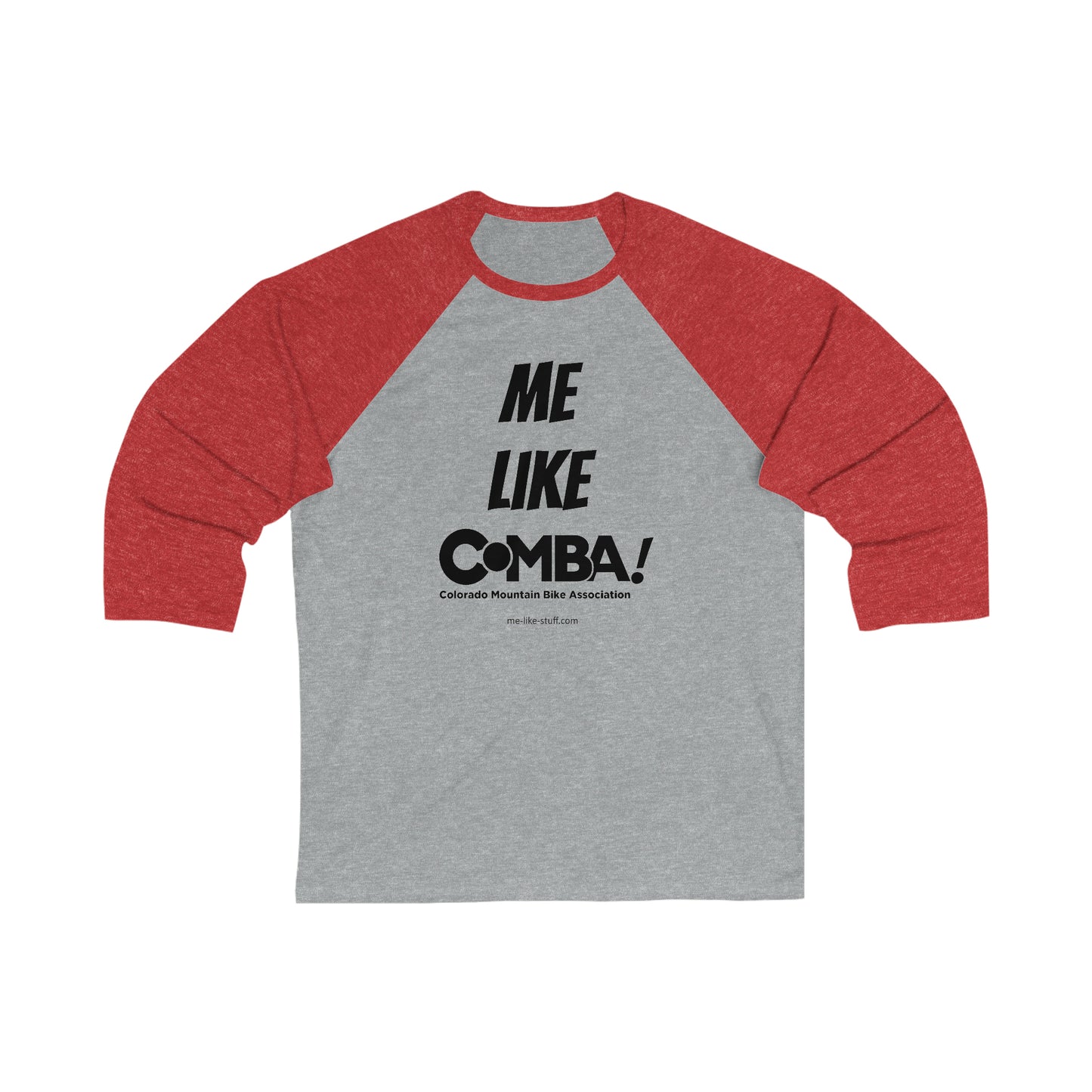 Unisex 3\4 Sleeve Baseball Tee - Me Like COMBA!