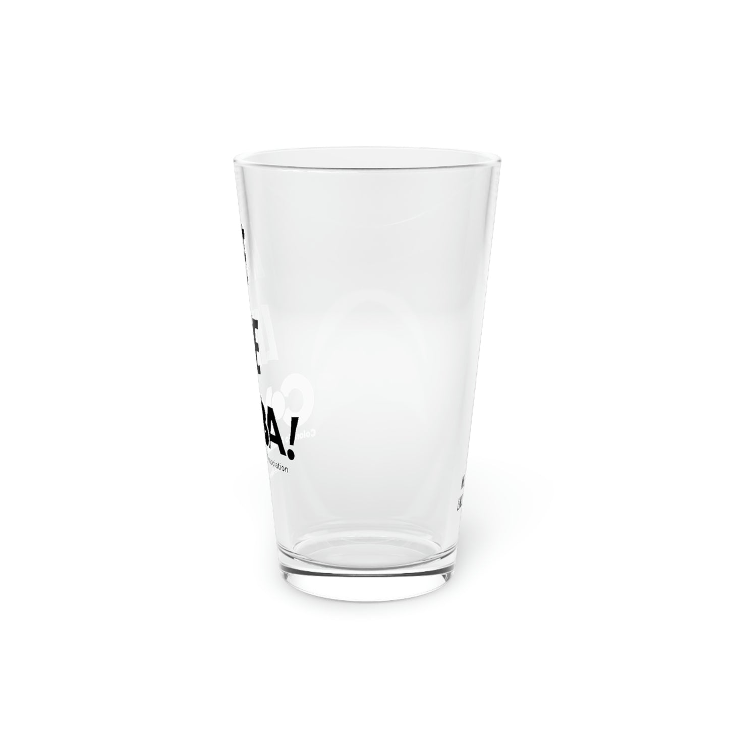 Pint Glass, 16oz - Me Like COMBA!